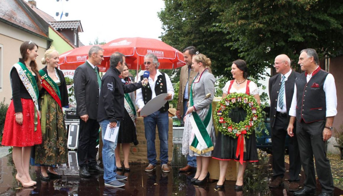 Max Foerster moderiert Hopfensiegelfest in Pfeffenhausen